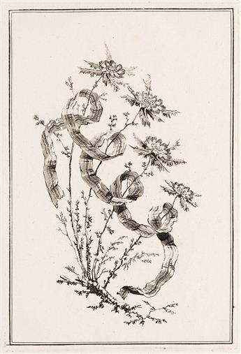 JEAN-BAPTISTE PILLEMENT (AFTER) Cahier de Fleurs Singulieres.